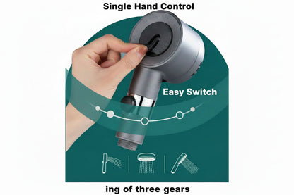 3 Modes Shower Head