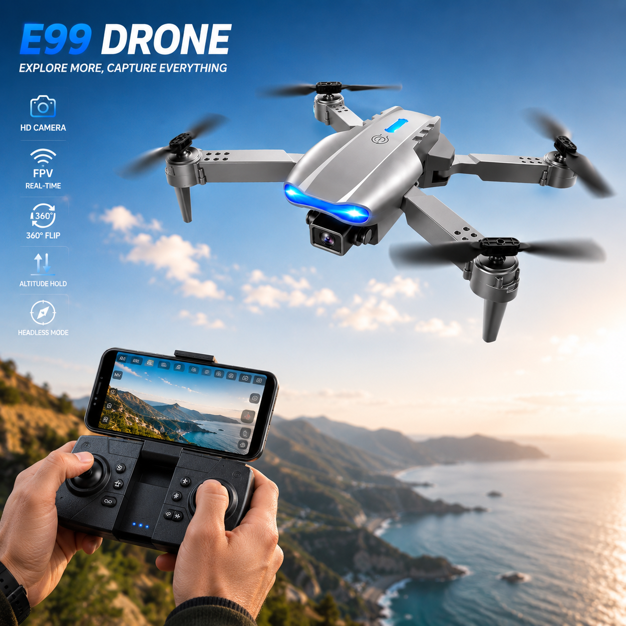 E99 Drone Camera
