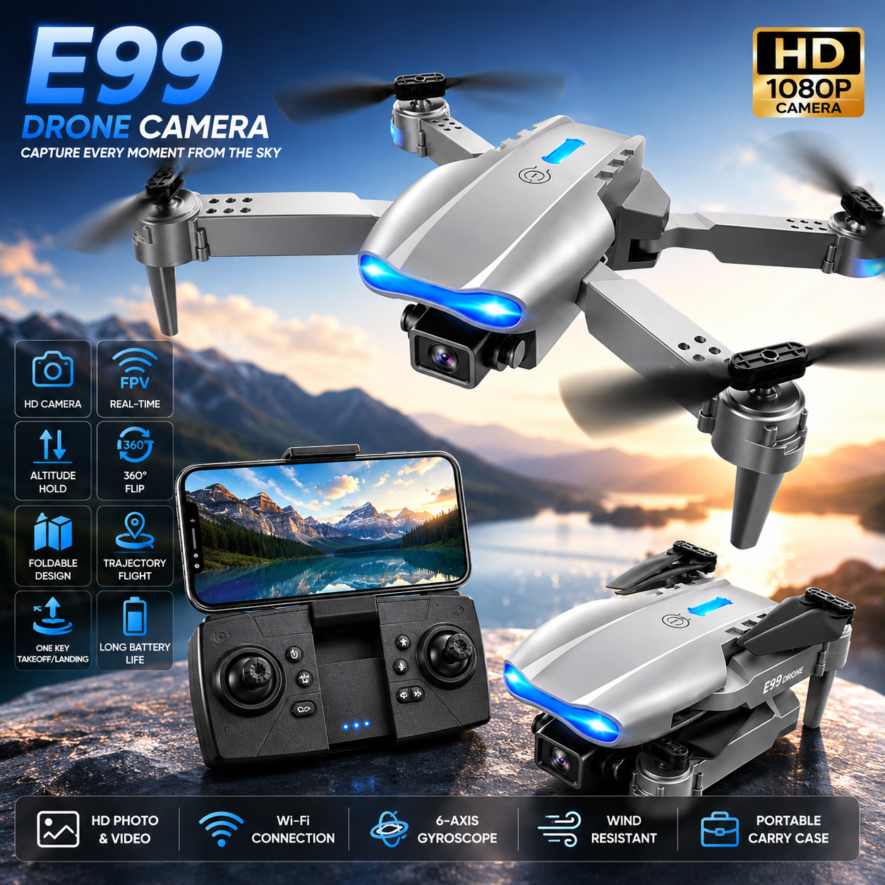 E99 Drone Camera