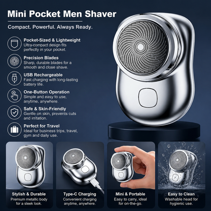 Mini Pocket Men Shaver