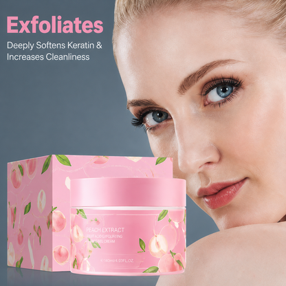 Peach Extract Fruit Acid Exfoliating Gel Cream – Smooth & Radiant Skin