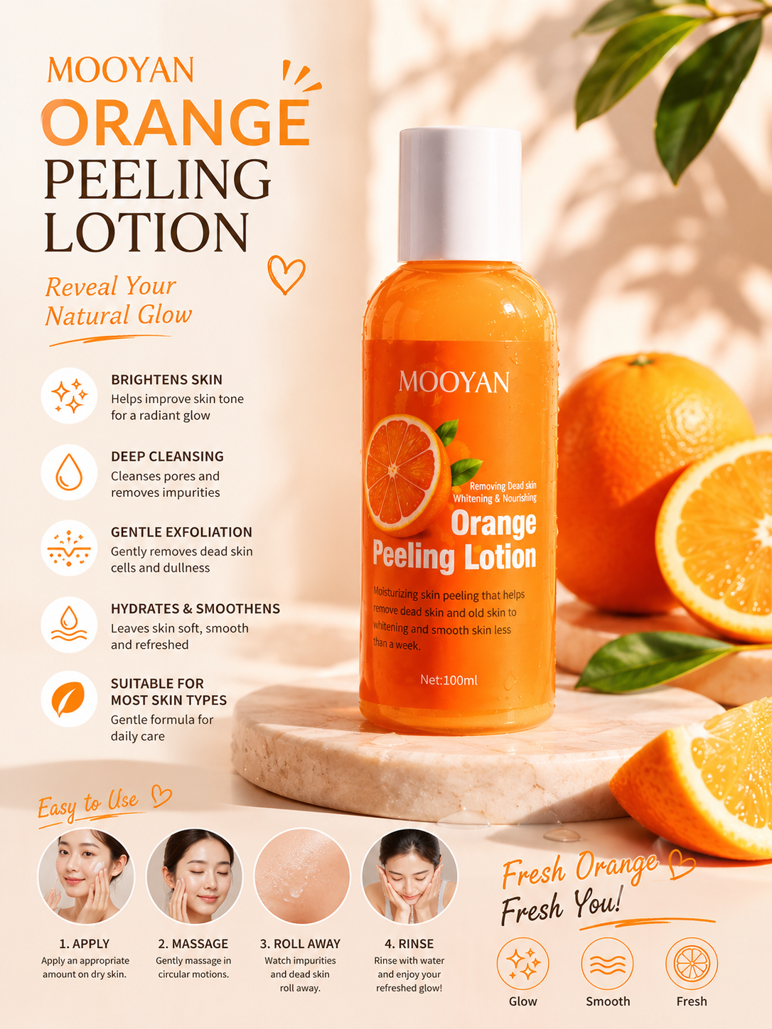 Mooyam - Orange Peeling Lotion