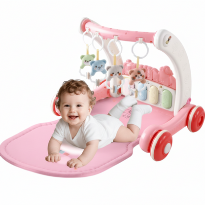 Kids Game 2-in-1 Baby Gym With Walker © Ⓢ