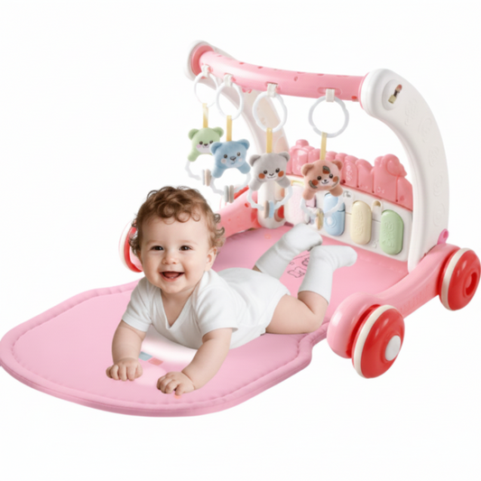 Kids Game 2-in-1 Baby Gym With Walker © Ⓢ