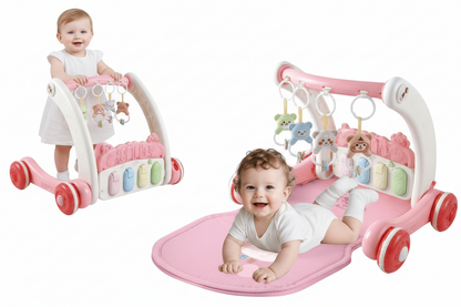 Kids Game 2-in-1 Baby Gym With Walker © Ⓢ